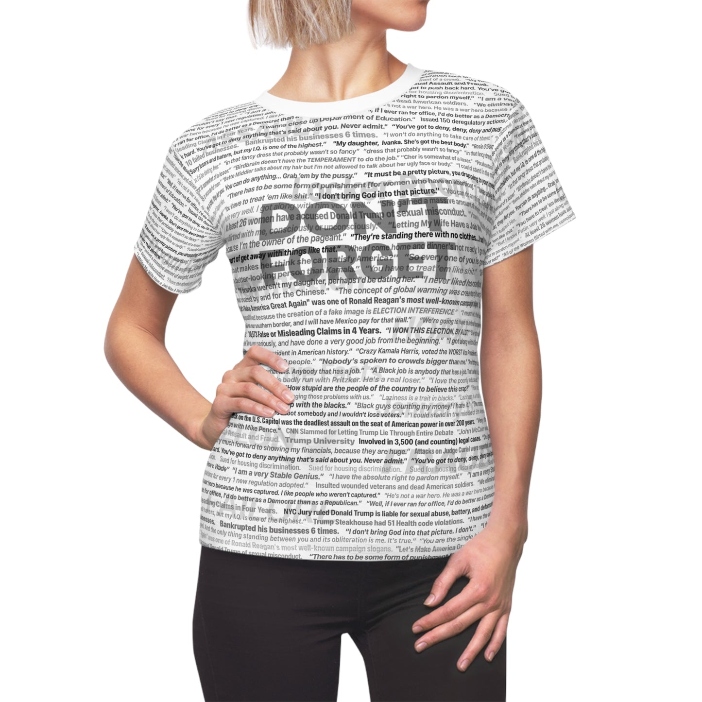 The "DON'T FORGET" Anti-Trump T-shirt that Says it All