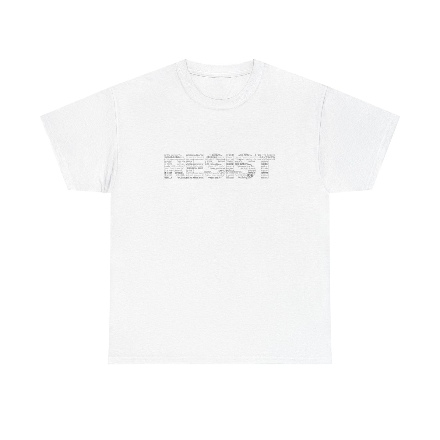 RESIST Anti-Trump Shirt | Unisex Tee | Political Protest Shirt | Gildan 5000 | Quotes & Headlines Collage Design