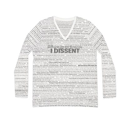 NEW! The Anti-Trump V-Neck Top for Women ("I DISSENT")